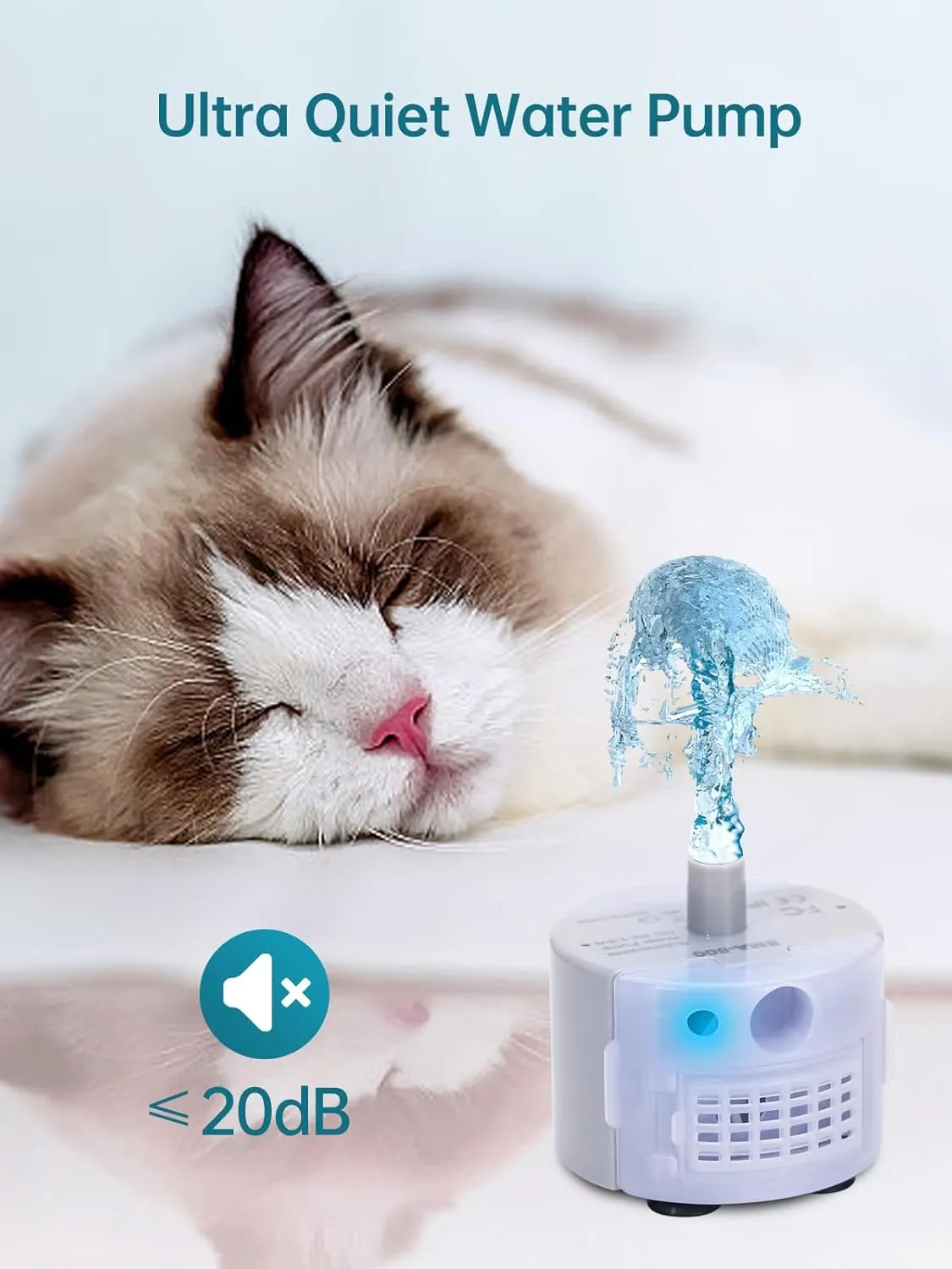 🐾 Ultra-Silent Cat Water Pump 🐾