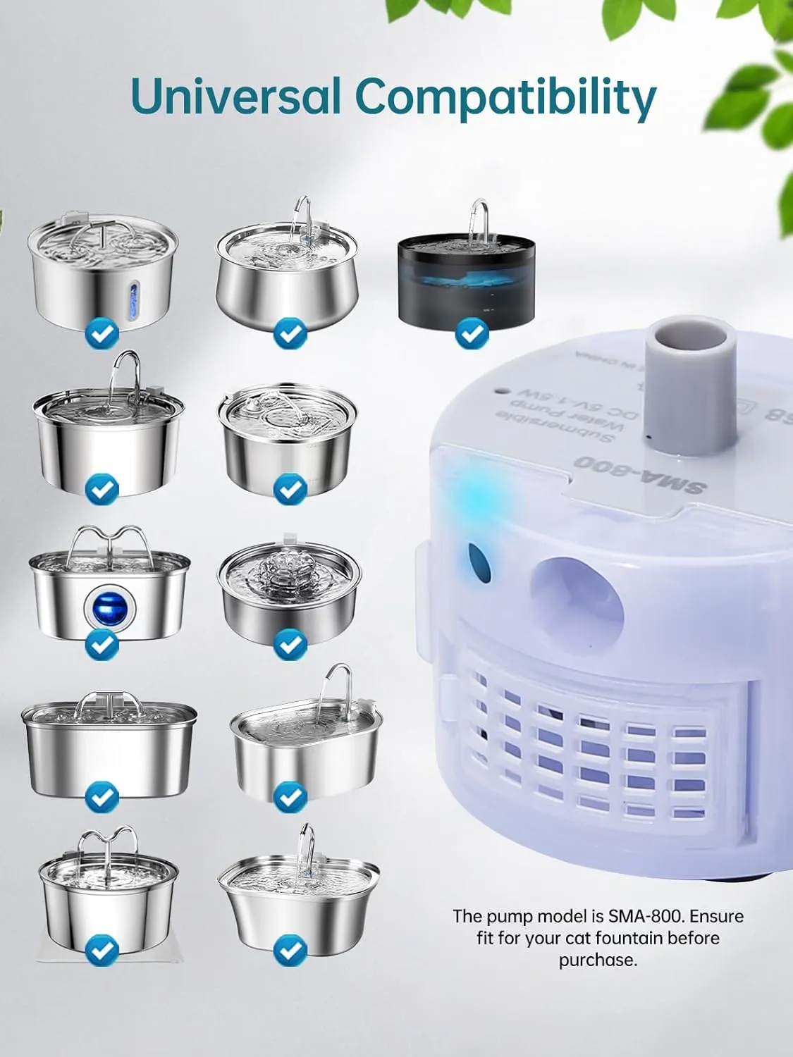 🐾 Ultra-Silent Cat Water Pump 🐾