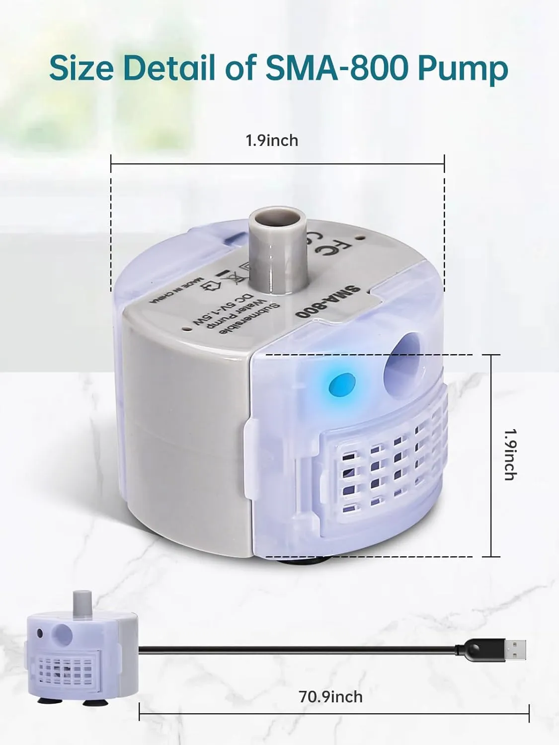 🐾 Ultra-Silent Cat Water Pump 🐾