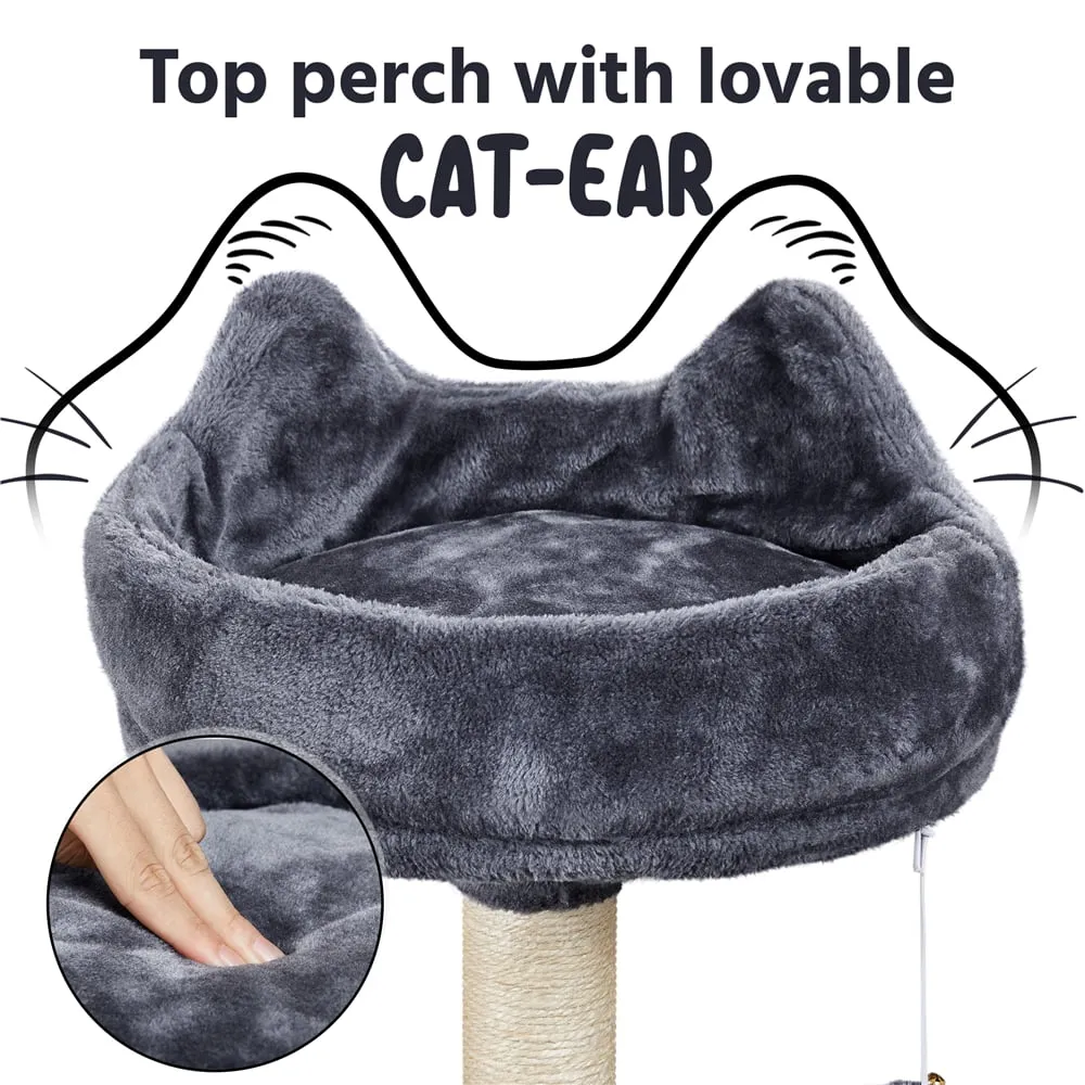 69'' Large Cat Tree Tower with 2 Condos and Scratching Post