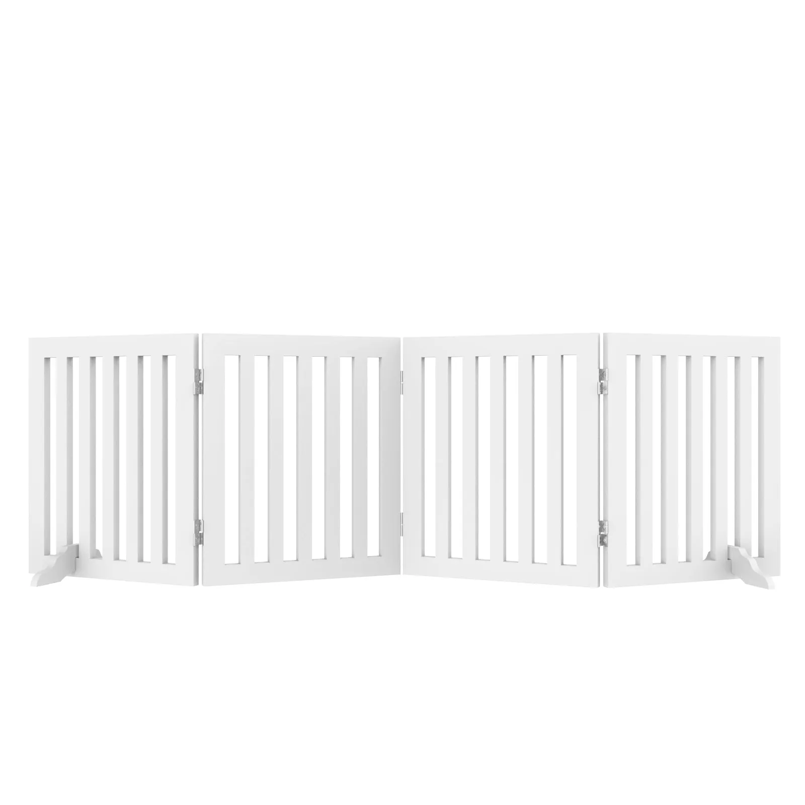 Advwin Wooden Pet Gate Dog Fence