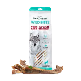 Back2Nature Dog Wild Bites Veal Ribs 125g