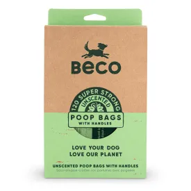 Beco Bags Eco Friendly Poop Bags With Handles 120pk