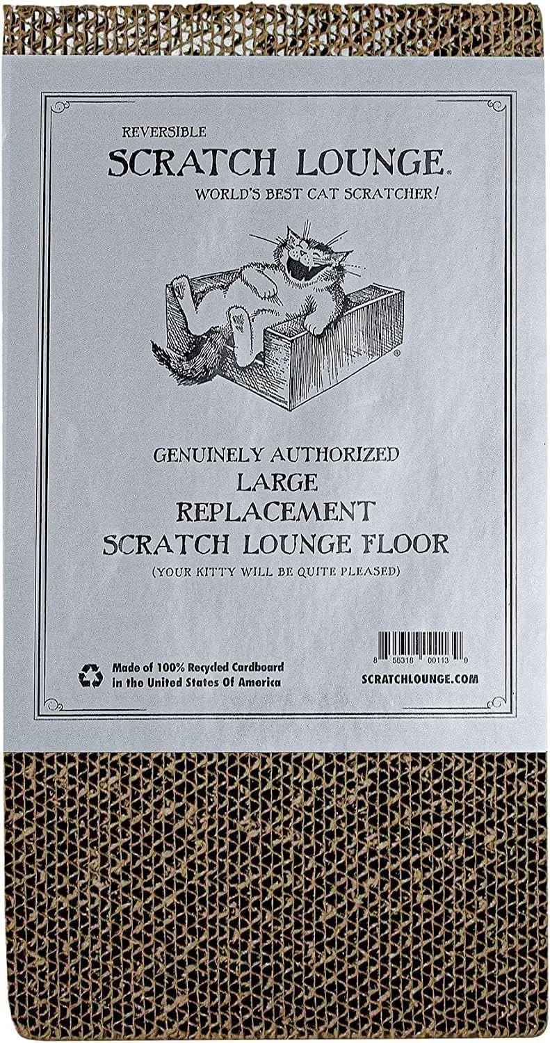 Cardboard Floor Refill - for Classic 12x18 Cat Scratchers - Heavy Duty Durable Lasts 10x Longer Than Conventional Scratchers