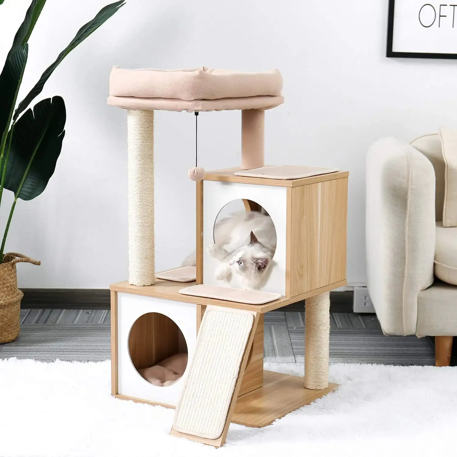 Cat Tree Deluxe 34" Cat Tower