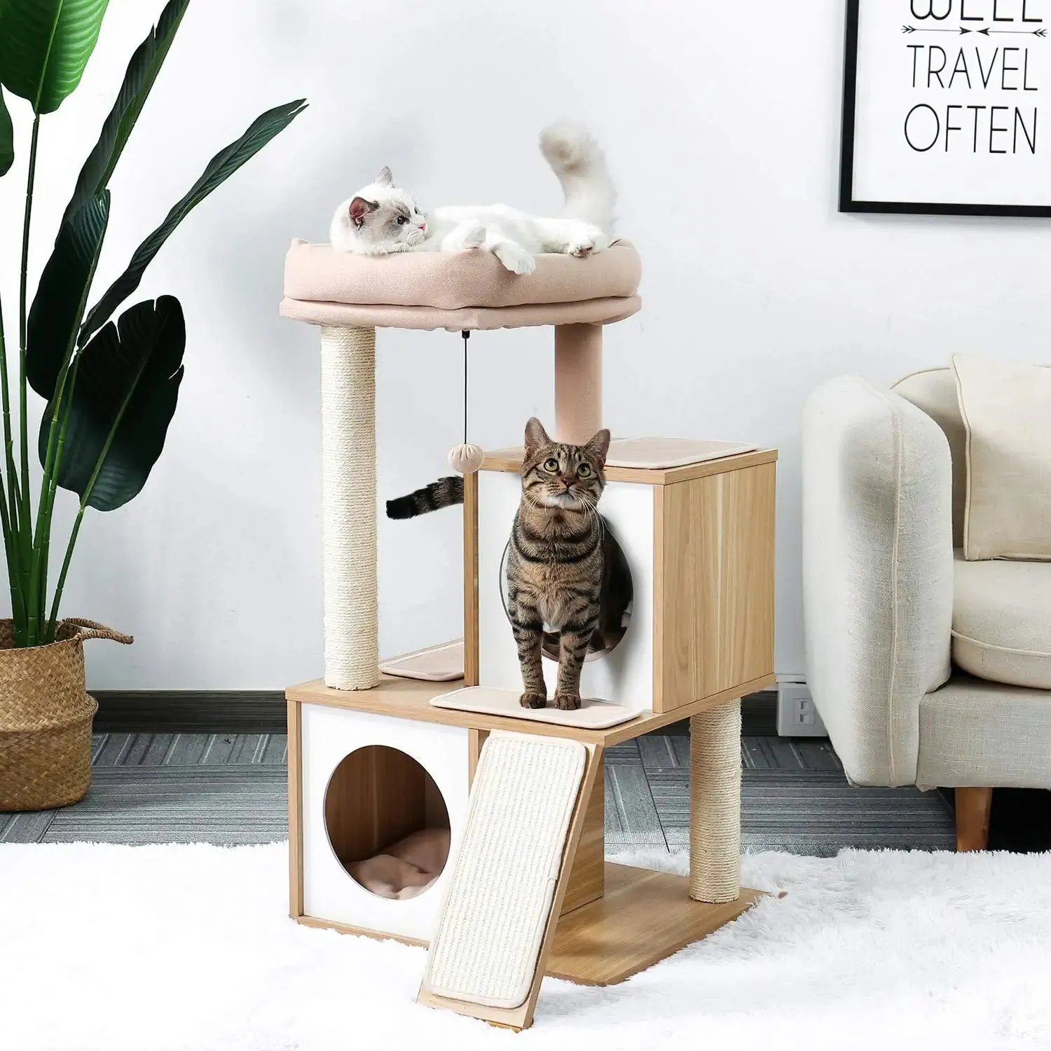 Cat Tree Deluxe 34" Cat Tower
