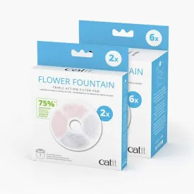 Catit Flower Fountain Triple Action Filter Pads