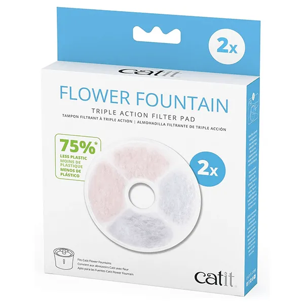 Catit Flower Fountain Triple Action Filter Pads