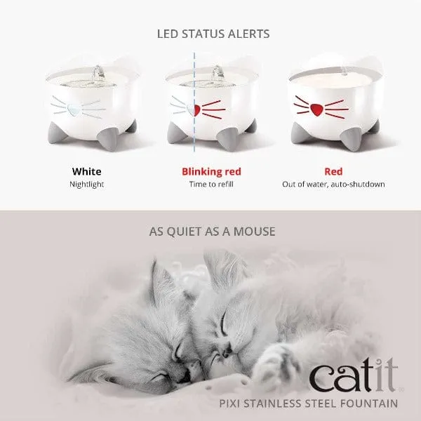 Catit PIXI Stainless Steel Fountain