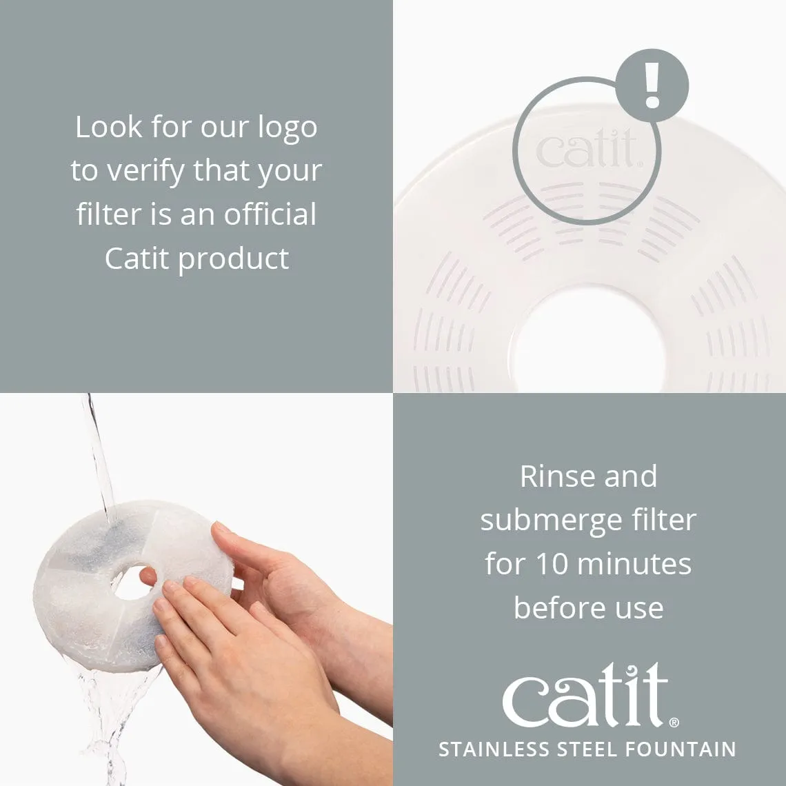 Catit Stainless Steel Drinking Fountain