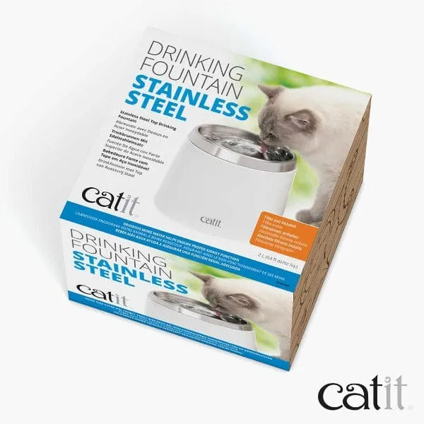Catit Stainless Steel Drinking Fountain