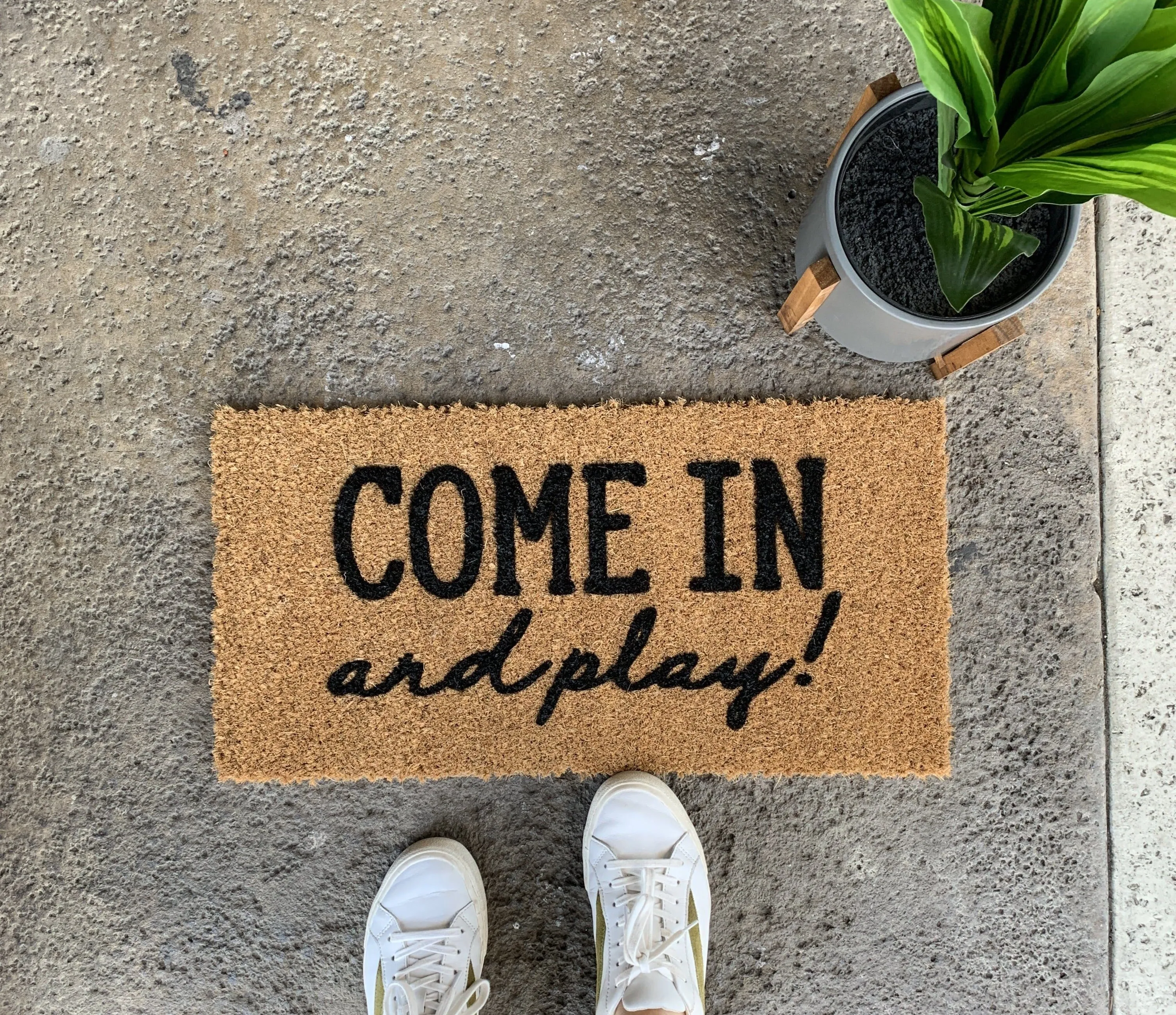 Custom Mini Doormat - Small Playhouse Doormat 12" x 24"