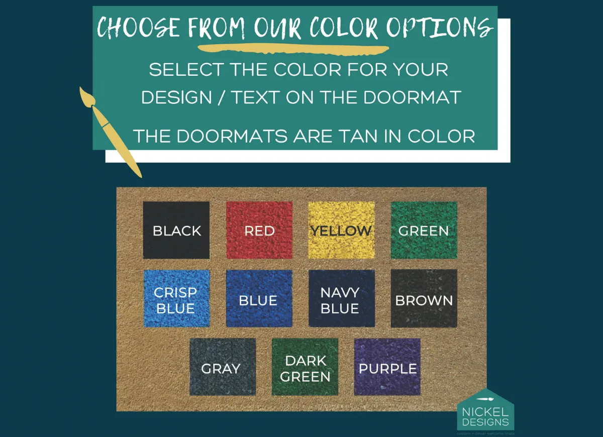 Custom Skinny Doormat - 9" x 30"
