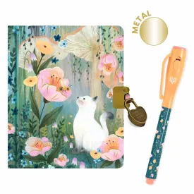 Djeco - Kendra little secret notebook with lock, key and magic pen