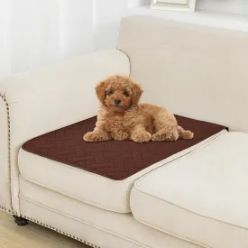 Dog Bed Cover for Pets - Blankets Rug Pads for Couch Protection Waterproof Bed Covers Dog Blanket Furniture Protector Reusable Changing Pad (Brown Beige, 20"x30")