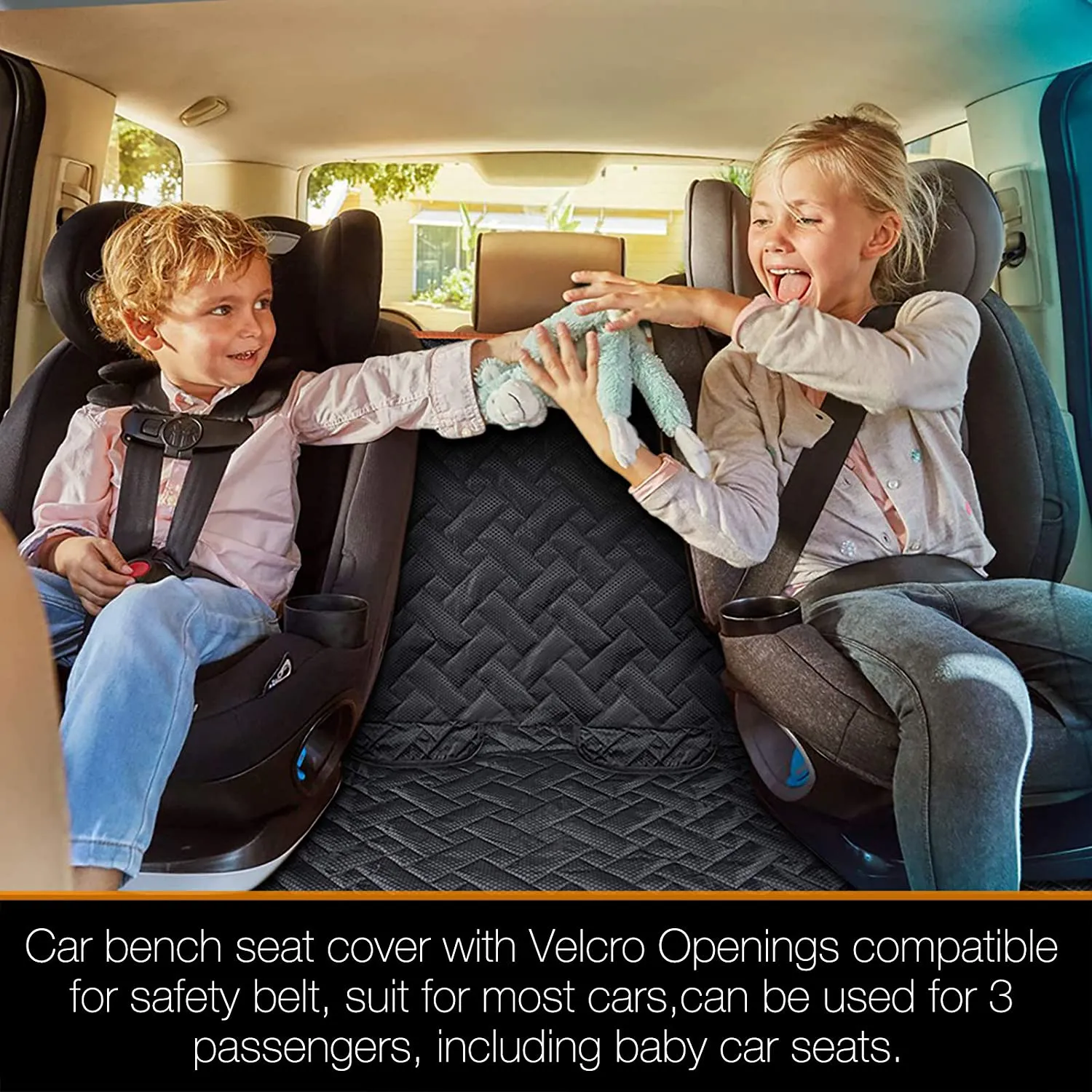 Dog Car Seat Cover for Car Waterproof Back Seat Cover for Dog and Kids  Heavy Duty and Nonslip Pet Car Seat Cover for Dogs,