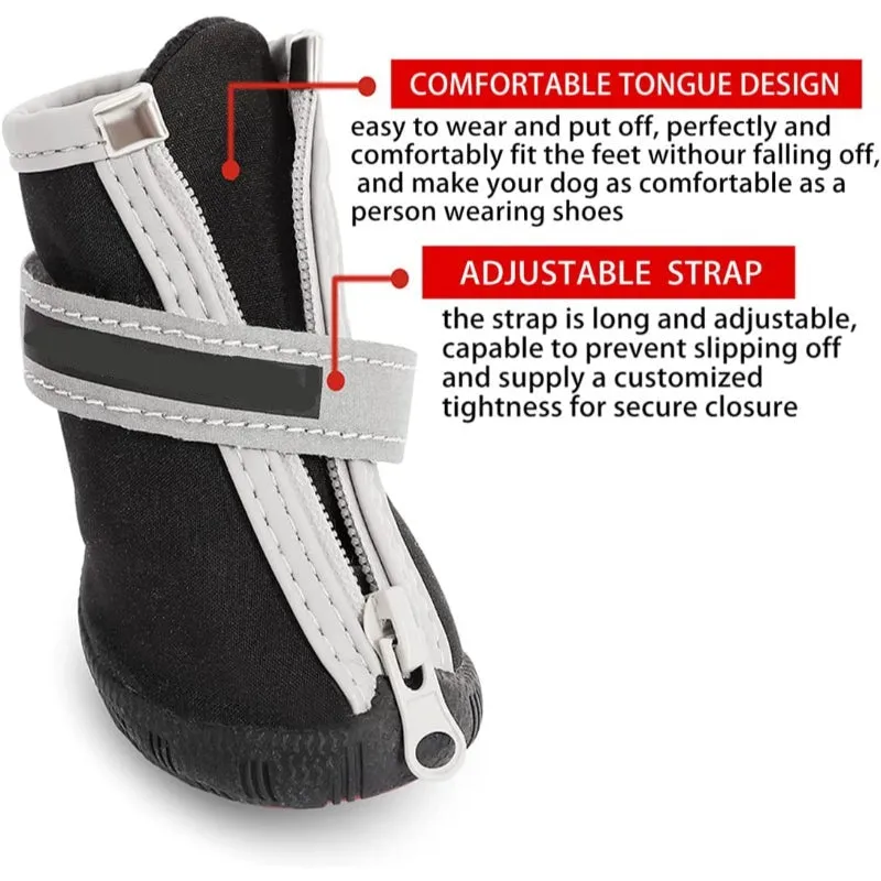 Dog Shoes, Puppy Dog Boots & Paw Protectors For Winter Snowy Day