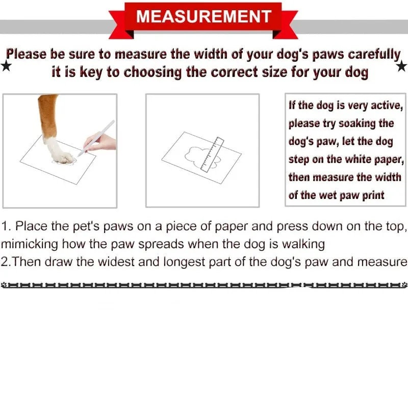 Dog Shoes, Puppy Dog Boots & Paw Protectors For Winter Snowy Day