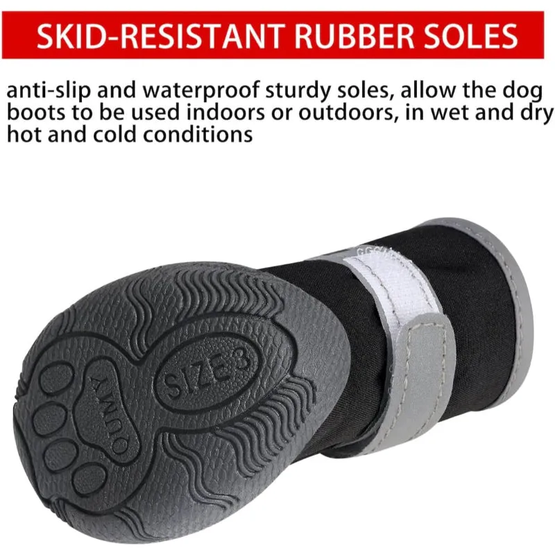 Dog Shoes, Puppy Dog Boots & Paw Protectors For Winter Snowy Day