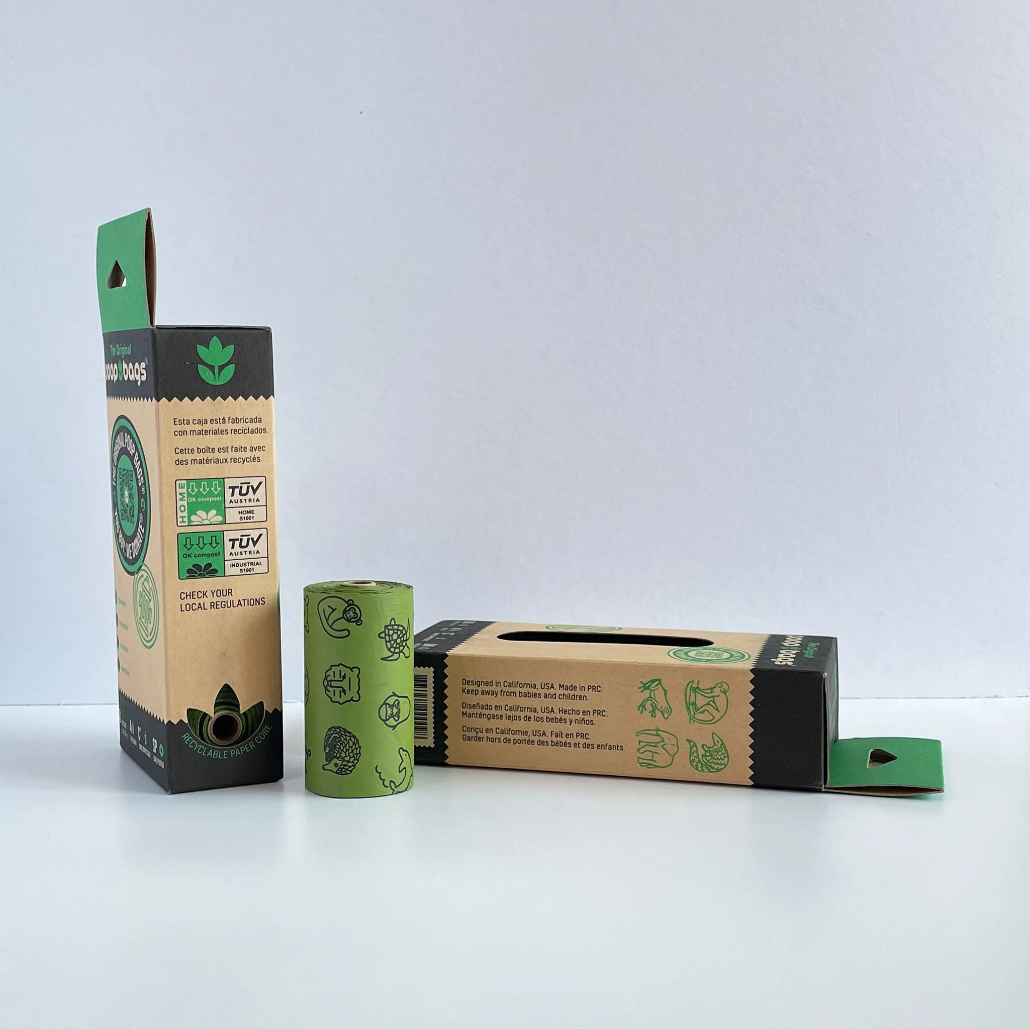 Dog Waste Bags - Compostable, 4 Rolls