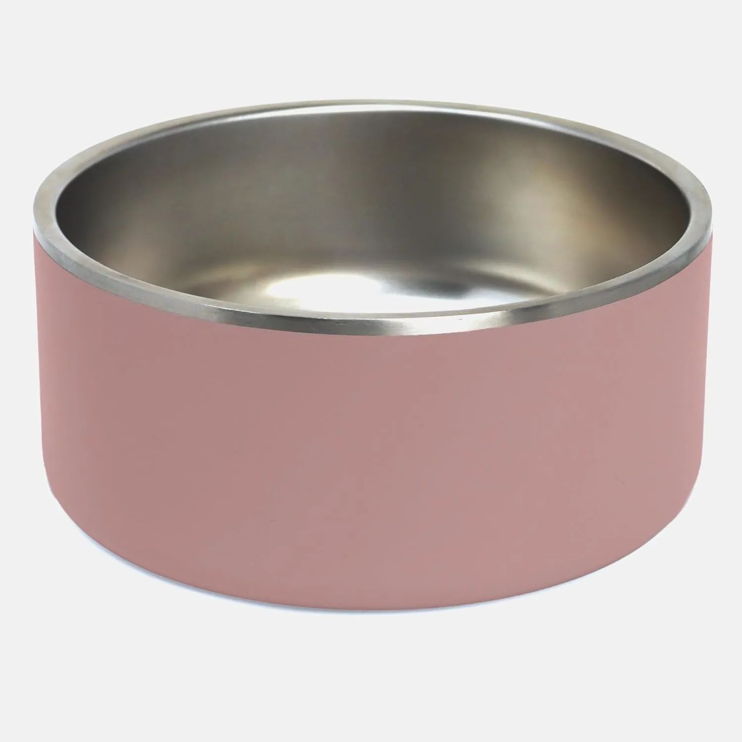 Durango Insulated Stainless Steel Dog Bowl with Nonslip Base, 64 oz. (8 Cup Capacity), Sunset Pink Color