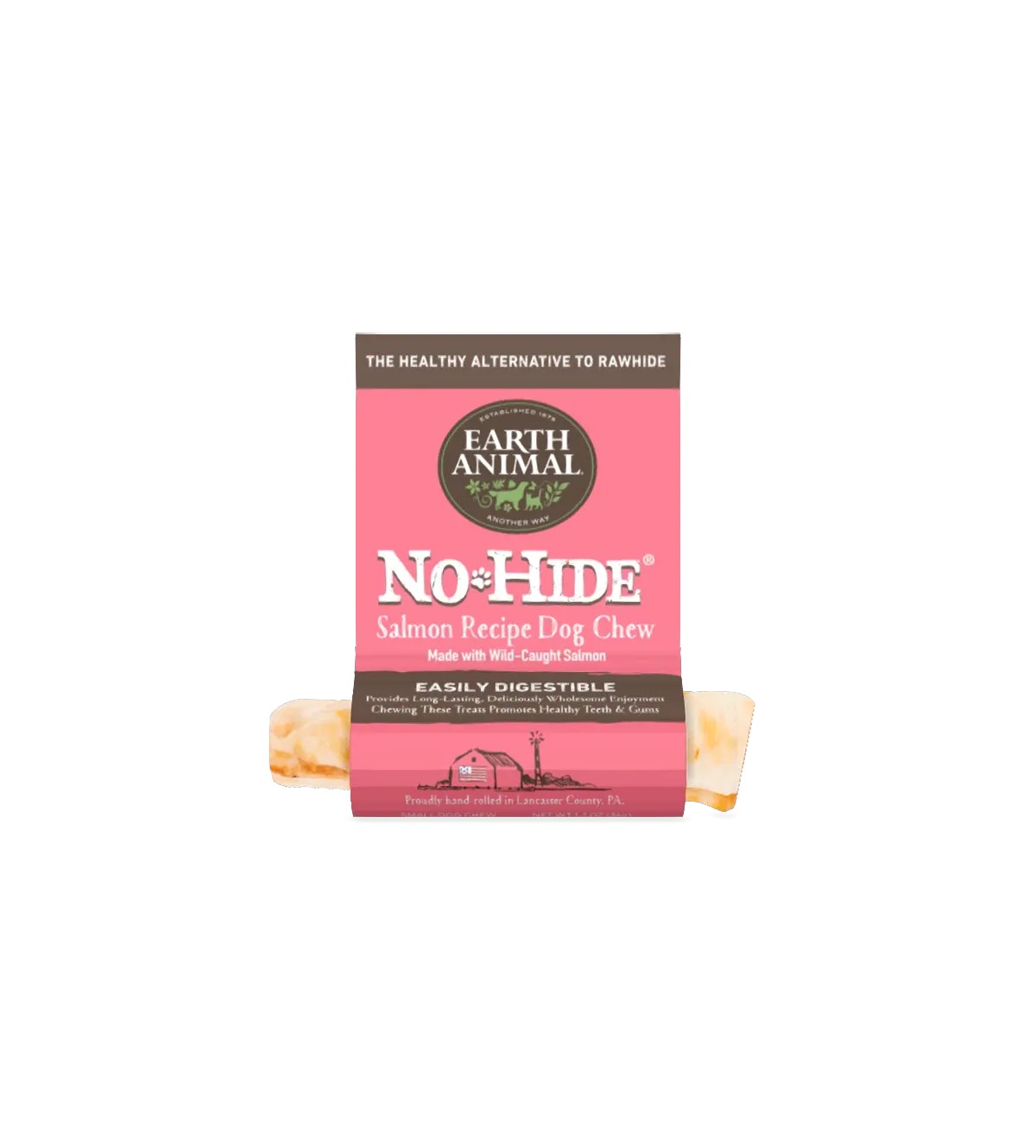 Earth Animal No-Hide Salmon Roll Chews