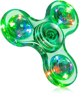 FIGROL LED Light Spinner, Light Fidget Finger Toy Hand Spinner -Stress Reduction and Anxiety Relief Hand Spinner for Children