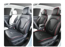 Full Set Leather Car Seat Covers - Premium Auto Interior Accessories