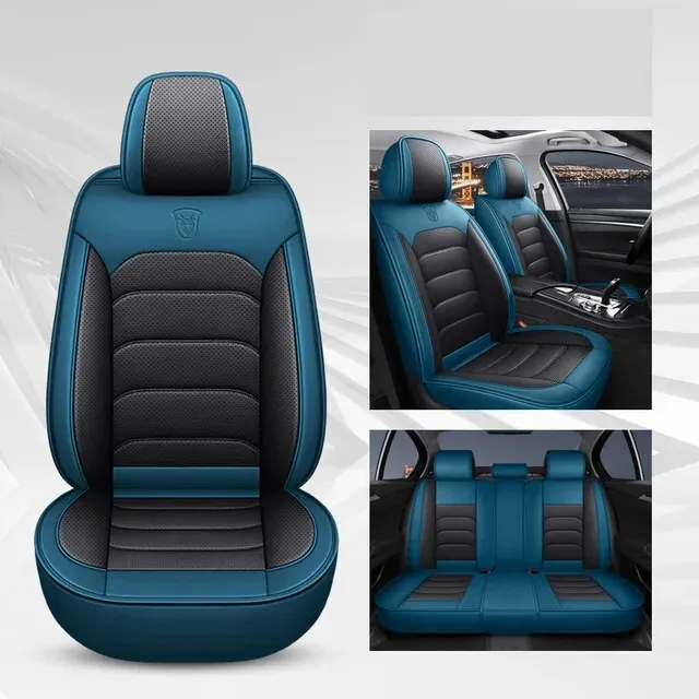 Full Set Universal Leather Car Seat Covers Interior Accessories