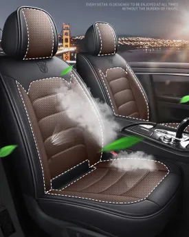 Full Set Universal Leather Car Seat Covers Interior Accessories