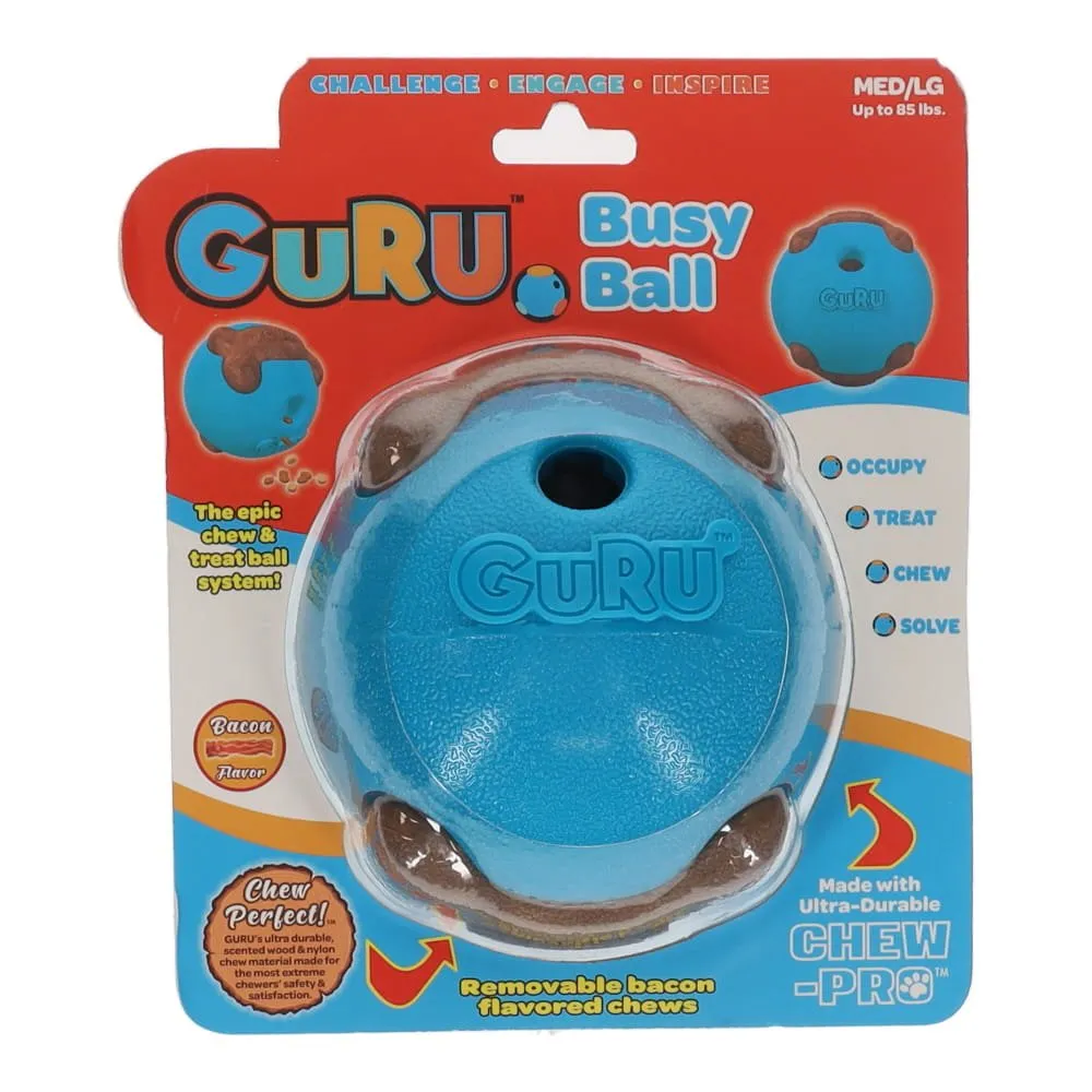 GURU Busy Ball Dog Enrichment Toy Medium/Large {)_(}