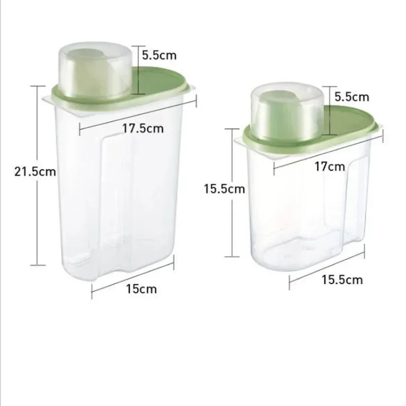Large Capacity Pet Food Storage Container with Measuring Cup