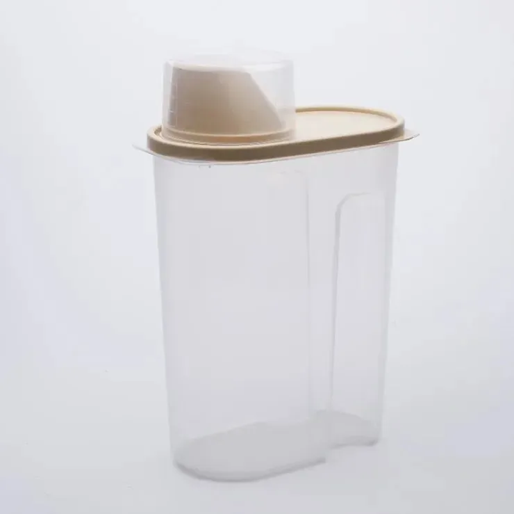 Large Capacity Pet Food Storage Container with Measuring Cup