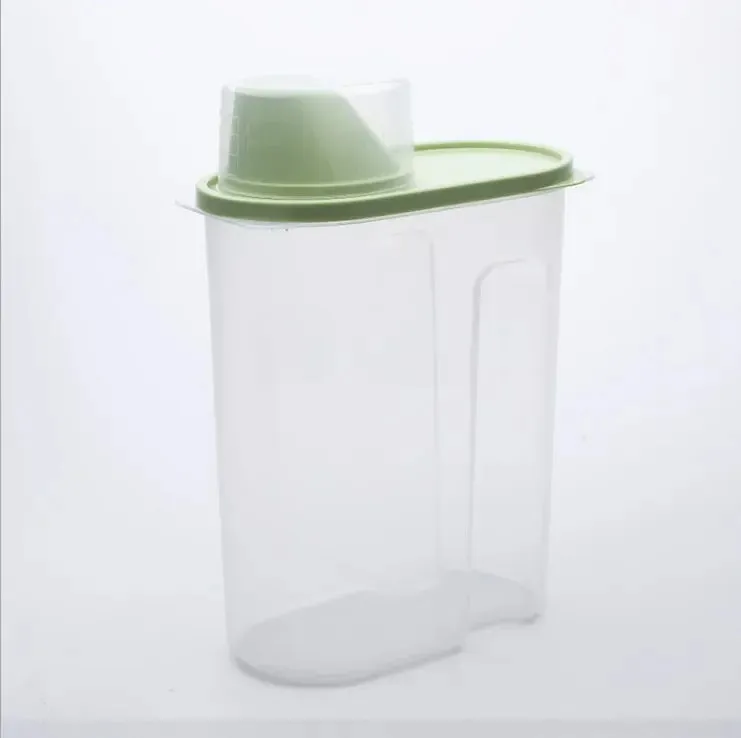 Large Capacity Pet Food Storage Container with Measuring Cup