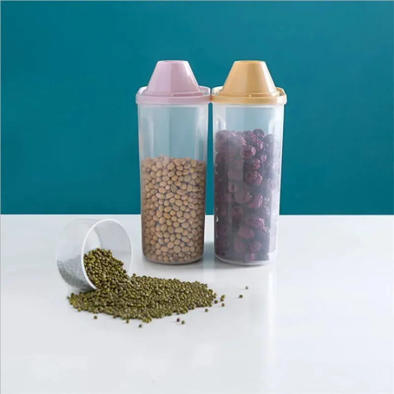 Large Capacity Pet Food Storage Container with Measuring Cup