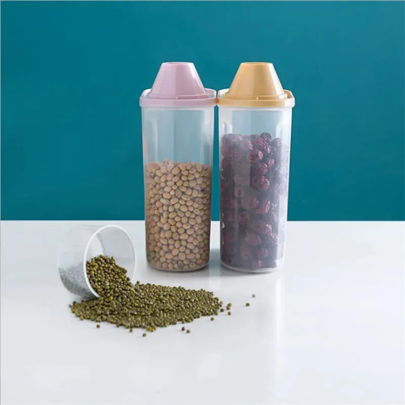 Large Capacity Pet Food Storage Container with Measuring Cup