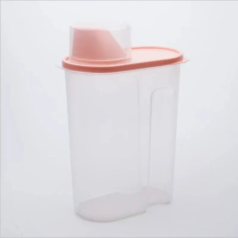 Large Capacity Pet Food Storage Container with Measuring Cup