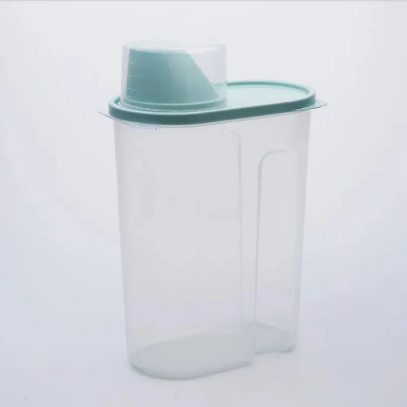 Large Capacity Pet Food Storage Container with Measuring Cup