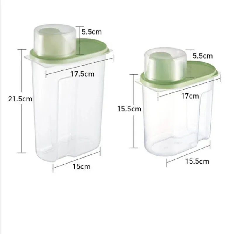 Large Capacity Pet Food Storage Container with Measuring Cup