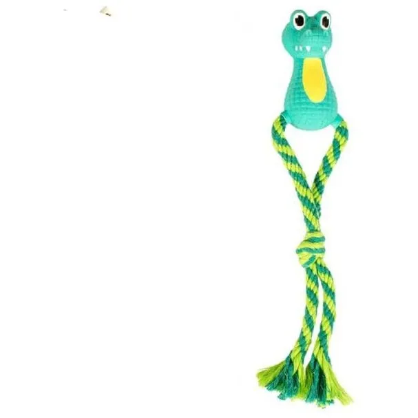 Latex With Rope Buffalo/Crocodile/Elephant 6,1x8,1x38,9cm mixed colors