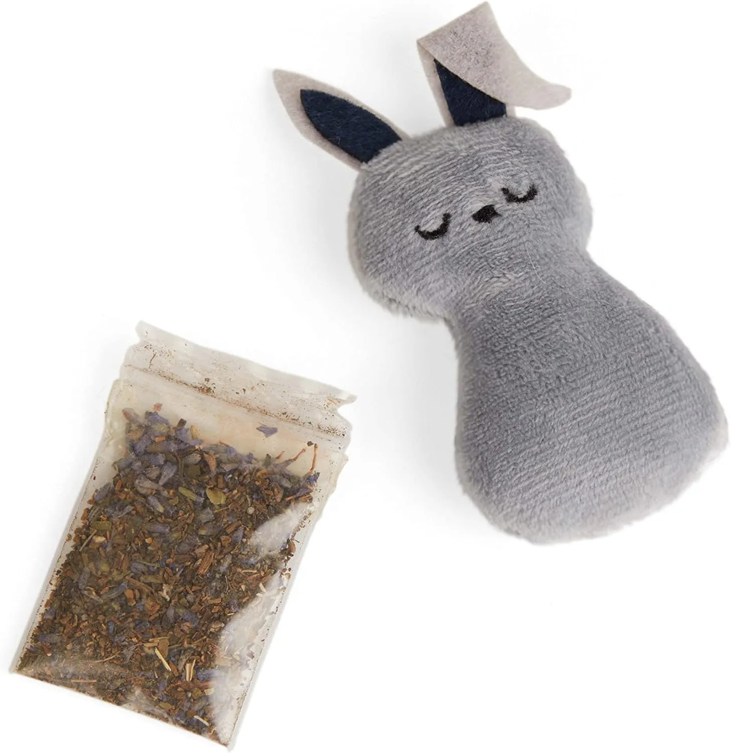Leaps & Bounds Refillable Bunny Plush Cat Toy