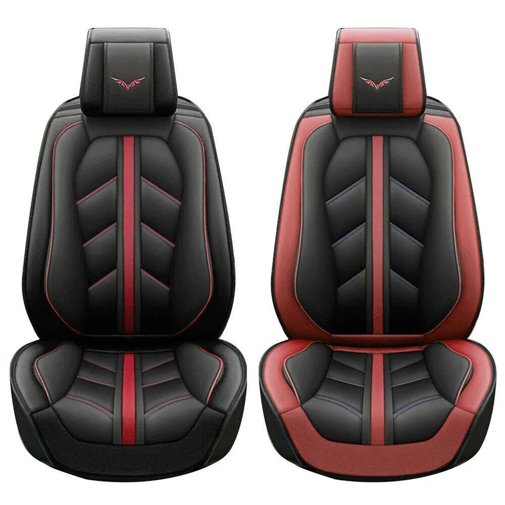 Leather Car Seat Cover Leather Front Rear Seat