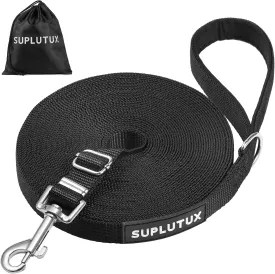Long Lead Leash for Dog Outside Training 30ft Adjustable Obedience Recall Dog Training Leash for Large Medium Small Dogs with Storage Pouch