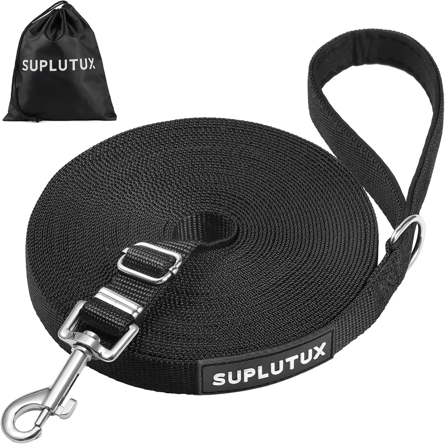 Long Lead Leash for Dog Outside Training 30ft Adjustable Obedience Recall Dog Training Leash for Large Medium Small Dogs with Storage Pouch