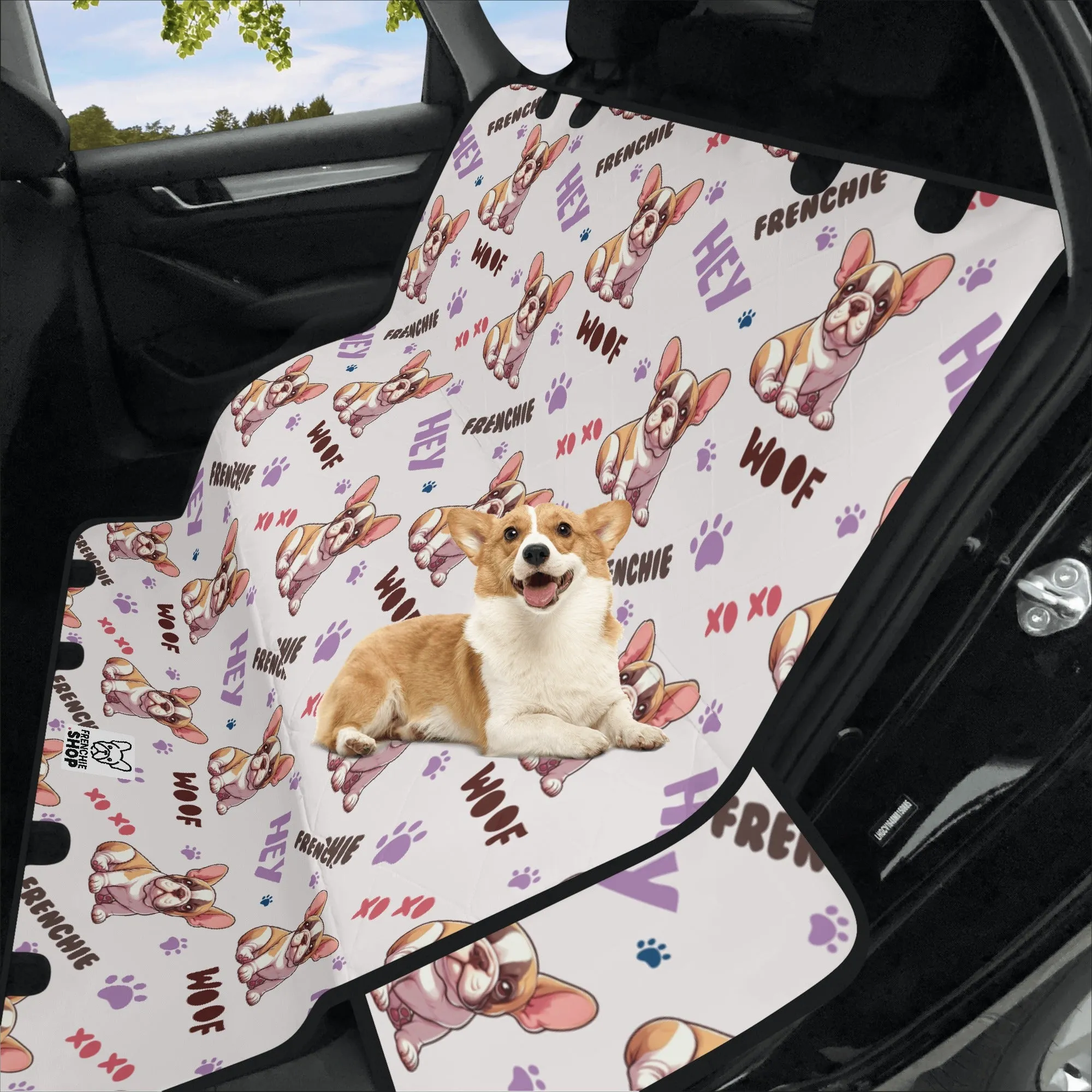 Orson -  Car Pet Seat Covers for french bulldog