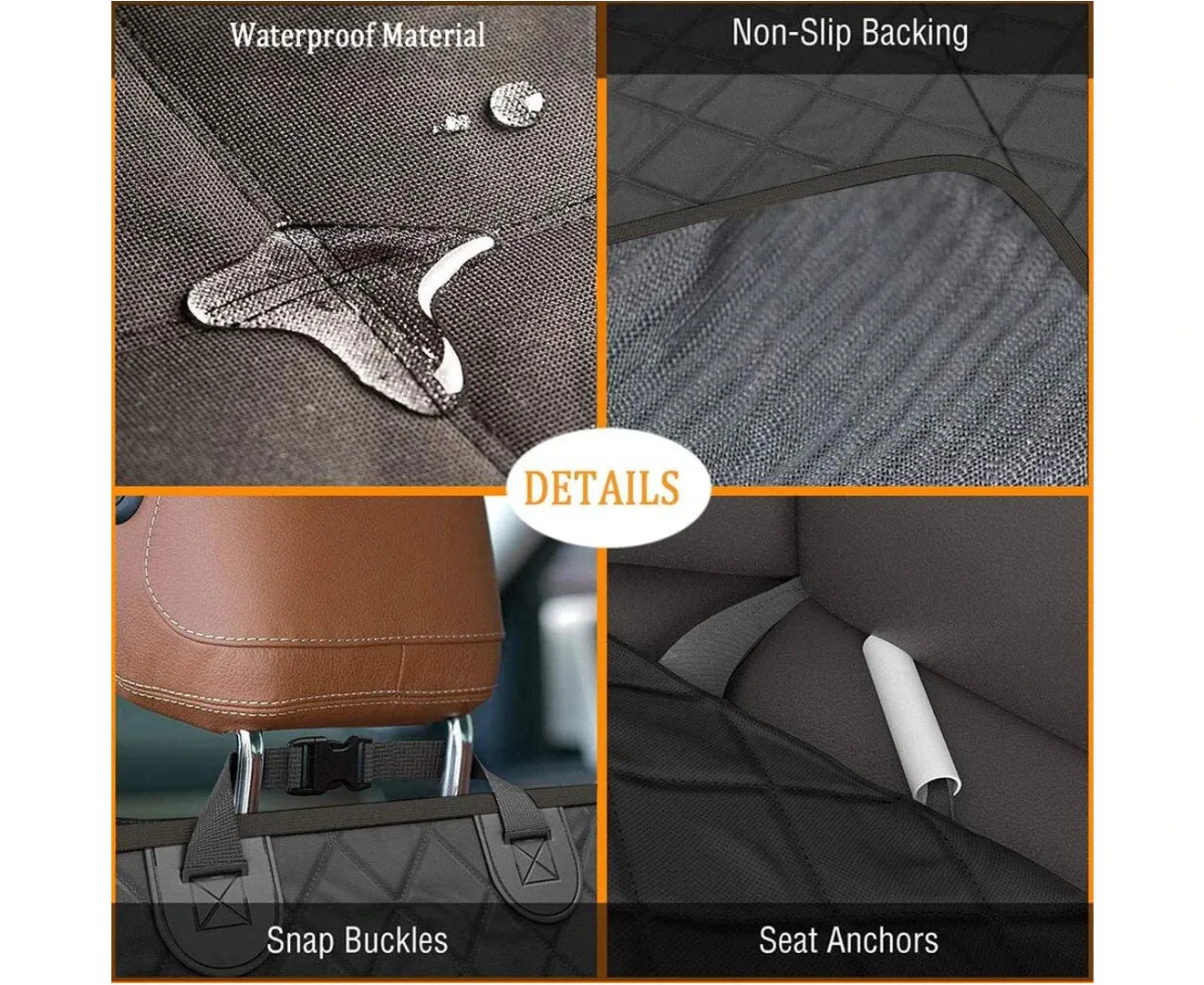 Pet Seat Cover Protector Waterproof Car Hammock
