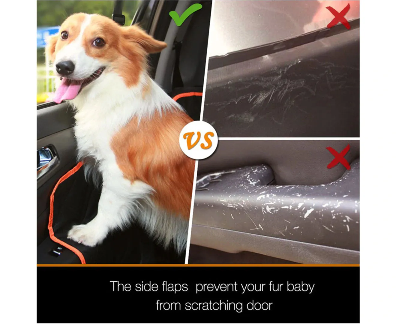 Pet Seat Cover Protector Waterproof Car Hammock