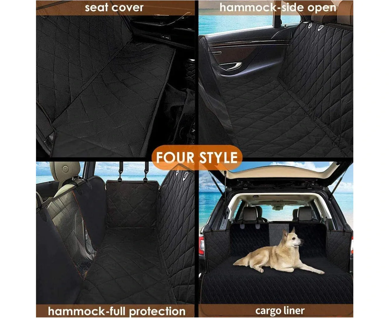 Pet Seat Cover Protector Waterproof Car Hammock