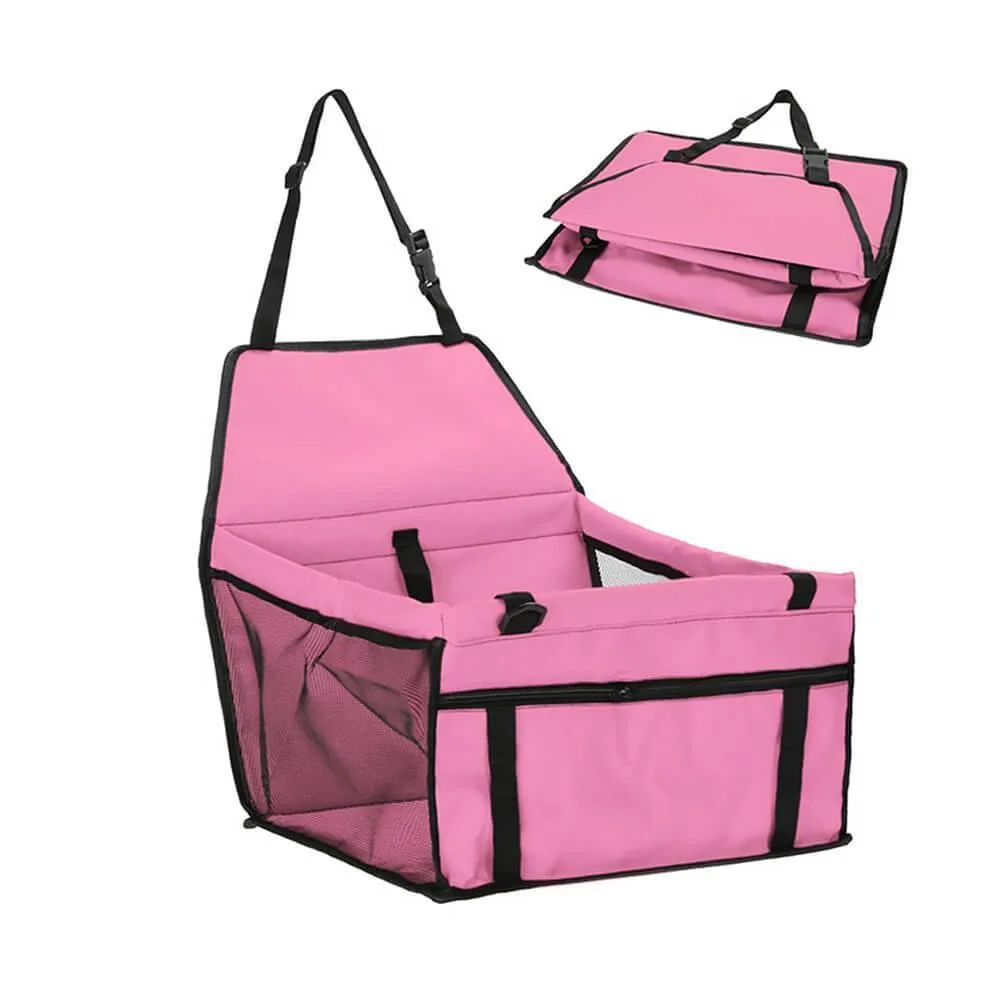 Pet Travel Safety Carry Bag Basket Car Seat Cover Pad Mat