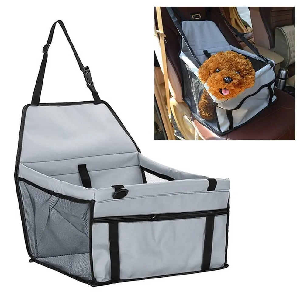 Pet Travel Safety Carry Bag Basket Car Seat Cover Pad Mat